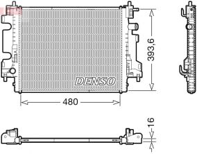 Denso DRM23113 - Chladič vody