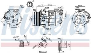Nissens 890210 - Kompresor -