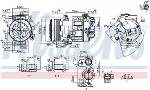 Nissens 890420 - Kompresor -