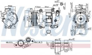 Nissens 890606 - Kompresor -