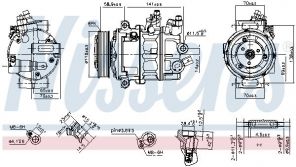Nissens 890608 - Kompresor -