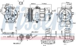 Nissens 890698 - Kompresor -