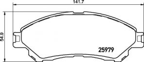 Brembo P 79 032 - Brzdové platničky -