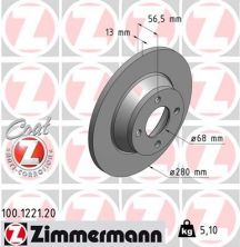 Zimmermann 100.1221.20 - Brzdový kotúč -