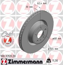 Zimmermann 100.3359.20 - Brzdový kotúč -