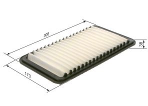 Bosch F 026 400 566 - Vzduchový filter -