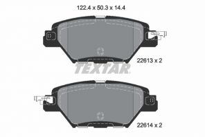 Textar 2261301 - Brzdové platničky -