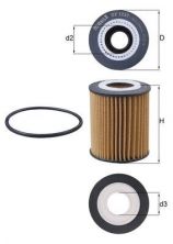 Knecht OX 1237D - Olejový filter -