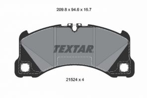 Textar 2152401 - Brzdové platničky -