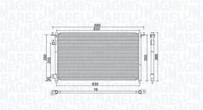 Magneti Marelli 350203970000 - Kondenzátor