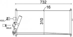 Mahle AC 406 000S - Kondenzátor