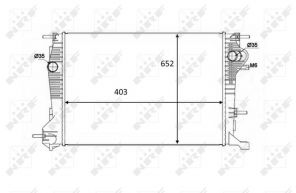 NRF 58488 - Chladič vody -
