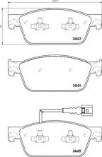Brembo P 85 141 - Brzdové platničky -
