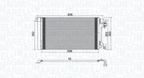 Magneti Marelli 350203962000 - Kondenzátor