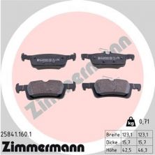 Zimmermann 25841.160.1 - Brzdové platničky -