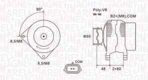 Magneti Marelli 063731974010 - Alternátor -