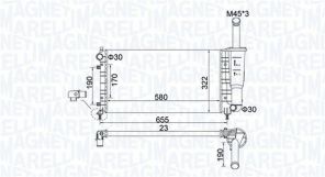 Magneti Marelli 350213183600 - Chladič vody