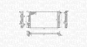 Magneti Marelli 350213200600 - Chladič vody -