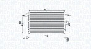 Magneti Marelli 350203955000 - Kondenzátor