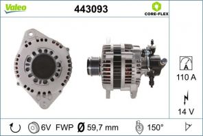 Valeo 443093 - Alternátor -