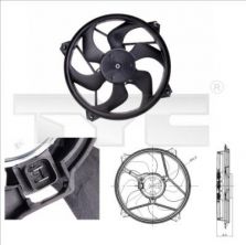 TYC 805-0001 - Ventilátor motora -