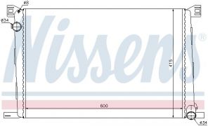 Nissens 69706 - Chladič vody -