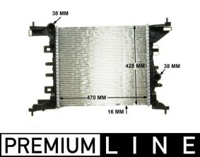 Mahle CR 1187 000P - Chladič vody -