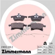 Zimmermann 23832.200.2 - Brzdové platničky -