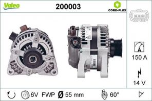 Valeo 200003 - Alternátor -