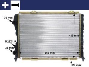 Mahle CR 1408 000S - Chladič vody -