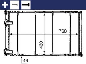 Mahle CR 526 000S - Chladič vody -