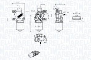 Magneti Marelli 064043803010 - Motor stieračov