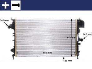 Mahle CR 8 000S - Chladič vody -