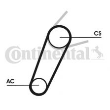 Contitech 5PK711 ELAST T1 - Sada klinového rebrovaného remeňa -