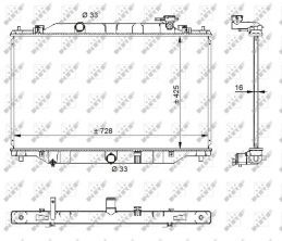 NRF 59206 - Chladič vody -