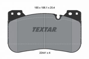 Textar 2244101 - Brzdové platničky -
