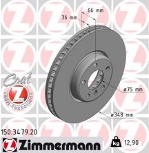 Zimmermann 150.3479.20 - Brzdový kotúč -