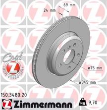 Zimmermann 150.3480.20 - Brzdový kotúč -