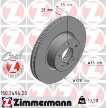 Zimmermann 150.3494.20 - Brzdový kotúč -