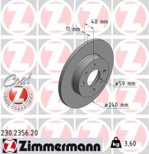 Zimmermann 230.2356.20 - Brzdový kotúč -