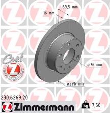 Zimmermann 230.6269.20 - Brzdový kotúč -