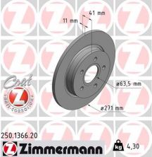 Zimmermann 250.1366.20 - Brzdový kotúč -