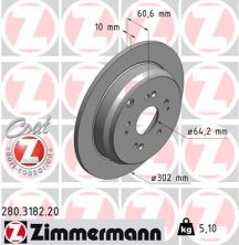 Zimmermann 280.3182.20 - Brzdový kotúč -