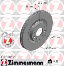 Zimmermann 370.3088.20 - Brzdový kotúč -
