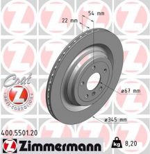 Zimmermann 400.5501.20 - Brzdový kotúč -
