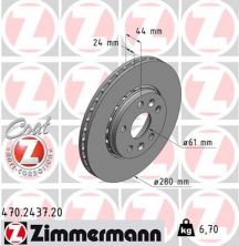 Zimmermann 470.2437.20 - Brzdový kotúč -