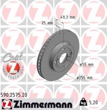 Zimmermann 590.2575.20 - Brzdový kotúč -