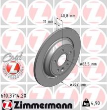Zimmermann 610.3714.20 - Brzdový kotúč -