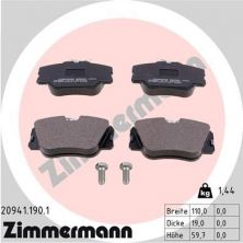 Zimmermann 20941.190.1 - Brzdové platničky -