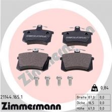 Zimmermann 21144.165.1 - Brzdové platničky -